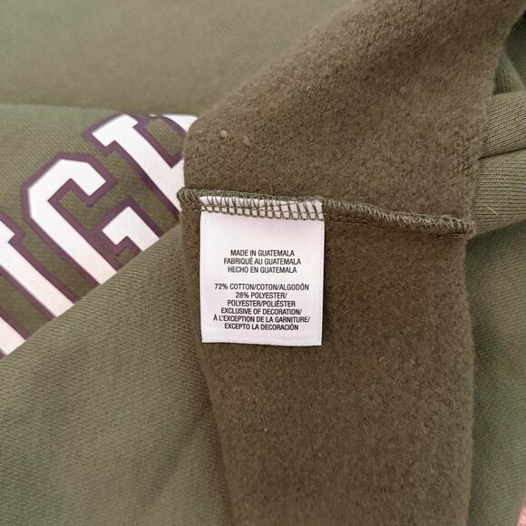 Favorite Daughter Cropped Collegiate Green Sweatshirt - Size XS (Oversized) - Picture 7 of 8